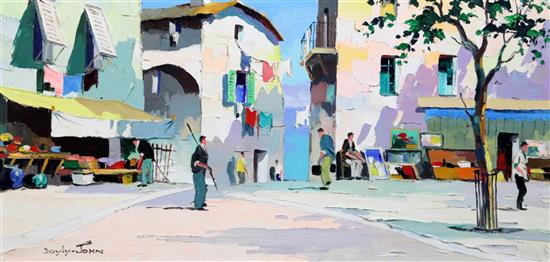 § Cecil Rochfort DOyly John (1906-1993) Cap Ferrat, near Nice and Cassis near St Tropez 14 x 28in.